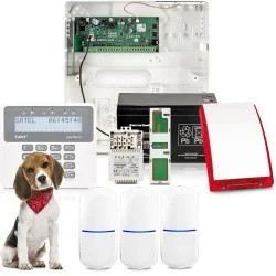 System alarmowy Satel Perfecta 16 SET-A, 3x czujka na zwierzęta
