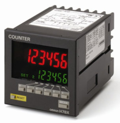 Licznik 240 V AC Omron 7-segmentowy negatywny przepuszczalny wyświetlacz LCD 6-cyfrowy Licznik