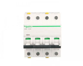 Wyłącznik nadprądowy 4P B 25A 6kA AC iC60N-B25-4 Acti9 A9F03425