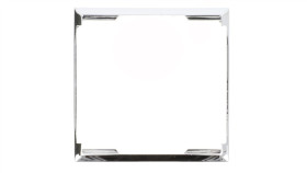 Aria Ramka Ozdobna Do Gniazd Podwójnych Do Ramek Srebro Ro-4U/67