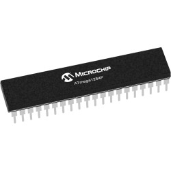 AVR Microcontroller, 8 bit, 20 MHz, DIP-40, ATMEGA1284P-PU