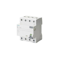 Siemens 5SV33443 RCCB 4-pole 40A 30mA 400V residual current device