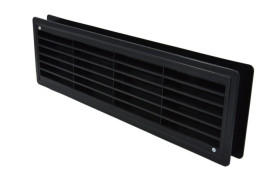 Kratka drzwiowa 115x430 mm czarny