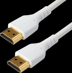 RHDMM1MPW Premium High Speed HDMI cable, 4K, 60 Hz, sturdy, 1 m