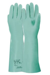 Rękawice robocze rozmiar: 8 materiał: Nitryl zastosowanie: Chemical Resistant, General Purpose