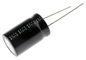 Kondensator 1000μF 63V dc Radialny, Otwór przelotowy Nichicon roztaw: 7.5mm 16 (Dia.) x 25mm