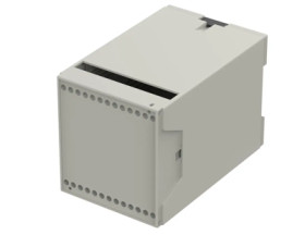 ABS enclosure kit, (L x W x H) 70 x 75 x 109.5 mm, light gray (RAL 7035), IP20, 65007010.HMT1