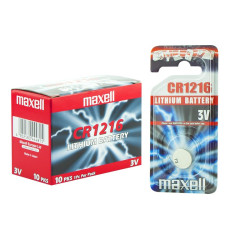 Bateria litowa 3V CR1216 Maxell 10 szt.