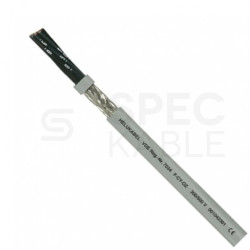 Kabel sterowniczy F-CY-OZ 2x0,5mm2 szary 300/500V ekranowany numerowany olejoodporny linka Helukabel