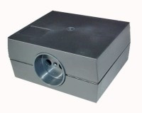 KM-56B Obudowa z tworzywa KM56B wymiary: 115x100x56mm - gniazdo 230V - czarna - ABS