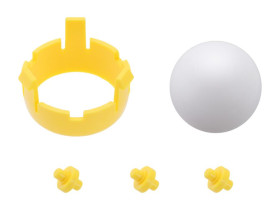 Pololu Romi Chassis Ball Caster Kit - Yellow