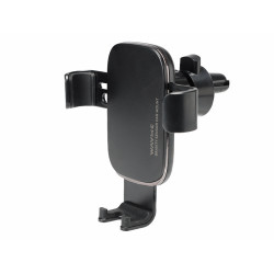 Uchwyt sam. Smartfona WAYME Grawitacyjny, do kratki, Grafitowy