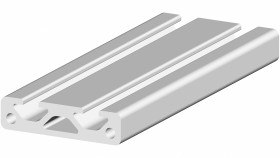 Profil 40 x 10 mm RS PRO Profil rozpórki długość 1m rozmiar rowka 5mm liczba rowków 2 Aluminium, Anodowany