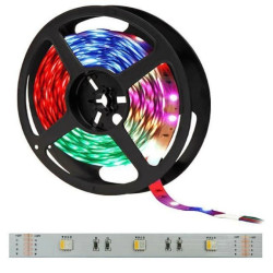 Taśma 12VDC 30 led 5050 4-chip RGBNW 1m ip20 rgb + dzienna neutralna RGB+4000K