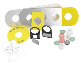 Znak zatrzymania awaryjnego ABB SCHILD F.NA,BLANCO (S x W) 70 mm x 1 mm 1 szt.