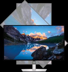 DELL-U2723QE 69-cm monitor, UHD, USB-C, LAN, pivot