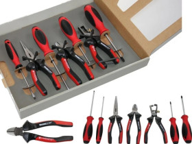 Zestaw szczypiec i wkrętaków z ENERGOTYTANU / Zestaw 7 częściowy narzędzi / MADE IN GERMANY / EX660