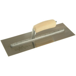 Marshalltown MXS73SS Cement Trowel Stainless Steel Wooden Handle 14 x 4.3/4in