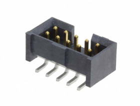 Wtyk PCB 10-pinowe raster: 2.0mm 2-rzędowe Samtec Przewlekany