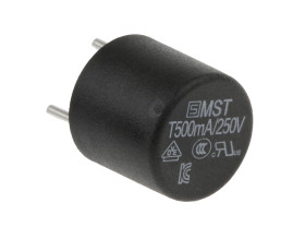 Bezpiecznik nieresetowalny 500mA 250V ac Schurter T Termoplastyczne rozstaw 5.08mm