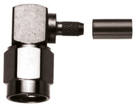 Złącze koncentryczne Montaż na kablu Męski 50Ω typ złącza Złącze SMA 0 to 6GHz Połączenie zagniatane typ kabla RG58 C/U