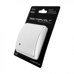 Łącznik krzyżowy pojedynczy natynkowy IP44 biały 154-01 DV 5744