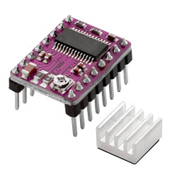 DRV8825 stepper motor driver module with heat sink, e.g. for RAMPS 1.4, CNC shield, 3D printer, Prusa Mendel