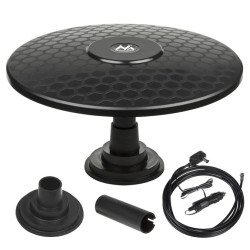 Antena aktywna wielokierunkowa DVB-T/T2 H.265 HEVC Maclean MCTV-945 12/24V magnetyczna