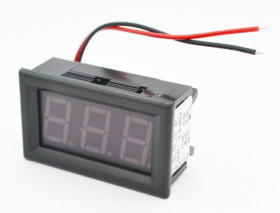 Woltomierz panelowy LED niebieski , zakres 3-30Vdc