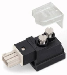 Moduł odejściowy 2-torowy czarny WINSTA IDC 893-129 /50szt./