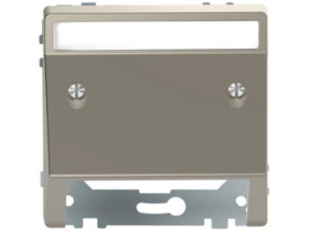 MERTEN SYSTEM DESIGN Wypust kablowy z polem opisowym DL nikiel MTN4540-6050 SCHNEIDER ELECTRIC