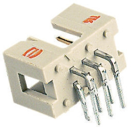 Wtyk PCB 10-pinowe raster: 2.54mm 2-rzędowe HARTING Przewlekany 1.0A