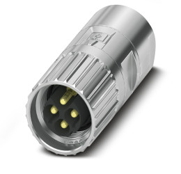Złącze wielostykowe przemysłowe 4-pinowe M17 Montaż na kablu Wtyczka Phoenix Contact