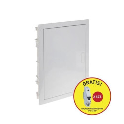 Rozdzielnica modułowa podtynkowa RWN 2 X 12 drzwi metalowe + 2x1P B16 RX3 602432P