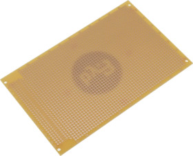 Circuit board, 100 x 160 mm, pitch 2.54 mm, single sided, FR1 hard paper, Cu 35 µm, BYB-3-11H6039