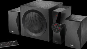 CX7 Speakers, PC, 2.1, CX7, black