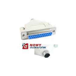 Przejście DSUB 25F/DIN mini6M