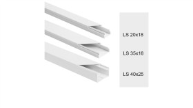 Listwa Elektroinstalacyjna (Korytko Kablowe) 25X18mm Bezhalogenowa Lshf Lsoh...