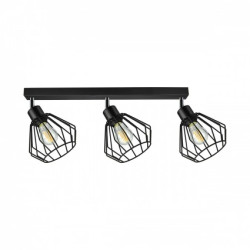 WAYA lampa wisząca, moc max. 3x60W, E27, czarna, listwa,AD-LD-6262BE27M