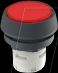 1.30.070.021/1306 RAFIX 16 illuminated pushbutton, flat bezel, round, red