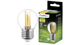 Żarówka Led E27 P40 Filament 2W 25W 249Lm 3000K Ciepła 360 Lumiled