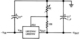 1.5A -50V Input Capable Adjustable Negative Voltage Regulator / LDO
