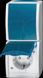 2601/6/20 EBW-53 Combination of an earthed contact outlet, with rocker switch wit