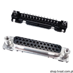 3-338315-2 Socket D-SUB DB25 to PCB THT TE-CONN