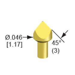 Igła testowa 075-PRG2503S, raster 75MIL (1,91mm)