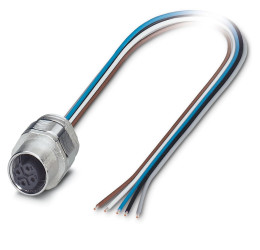 Złącze wielostykowe przemysłowe 5-pinowe M12 Montaż na śrubę Gniazdo Phoenix Contact