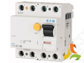 Wyłącznik różnicowoprądowy 4P 100A 30mA typ AC FRCmM-100/4/003 170414 EATON