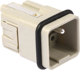 Wkładka złącza dużej mocy 5-pinowe HARTING 16A Męski Połączenie zagniatane Proste