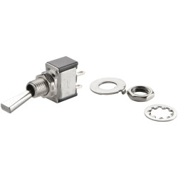 TruComponents 751477 Toggle switch Panel Mount Off/On SPST Solder Terminals