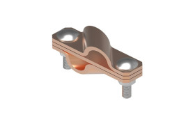 Złącze krzyżowe skośne pręt-pręt 3-elem. miedź 116.8 CU 11600803